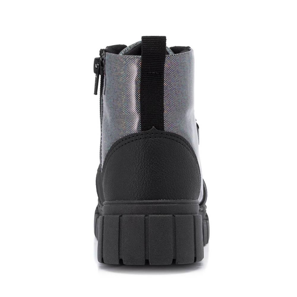 Bota Coturno Infantil Klin Rock 154 Preto/Multicolorido Preto 4