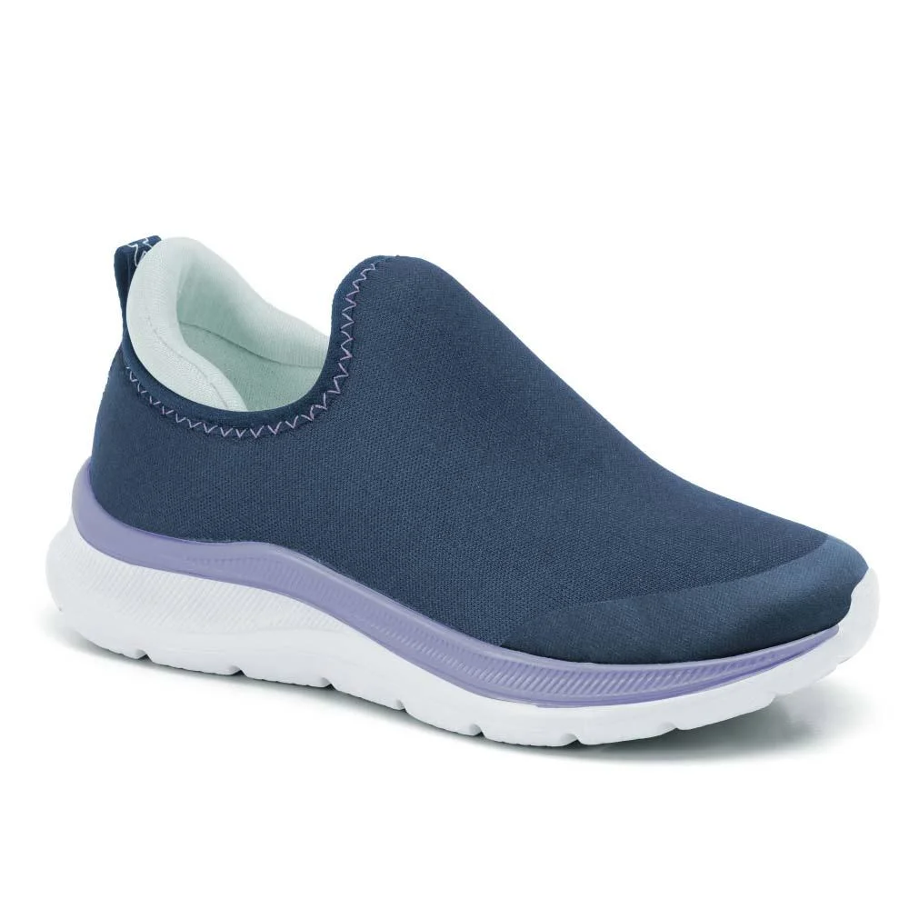 Tênis Infantil Way 354 Chumbo Lavanda Azul Acqua