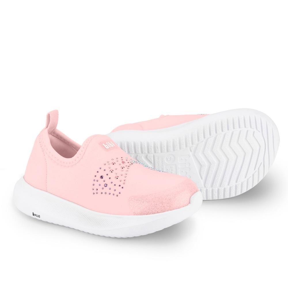 TÊNIS INFANTIL BIBI FLASH IOGURTE BRANCO Rosa 2