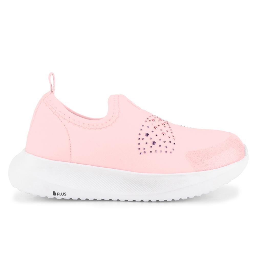 TÊNIS INFANTIL BIBI FLASH IOGURTE BRANCO Rosa 4