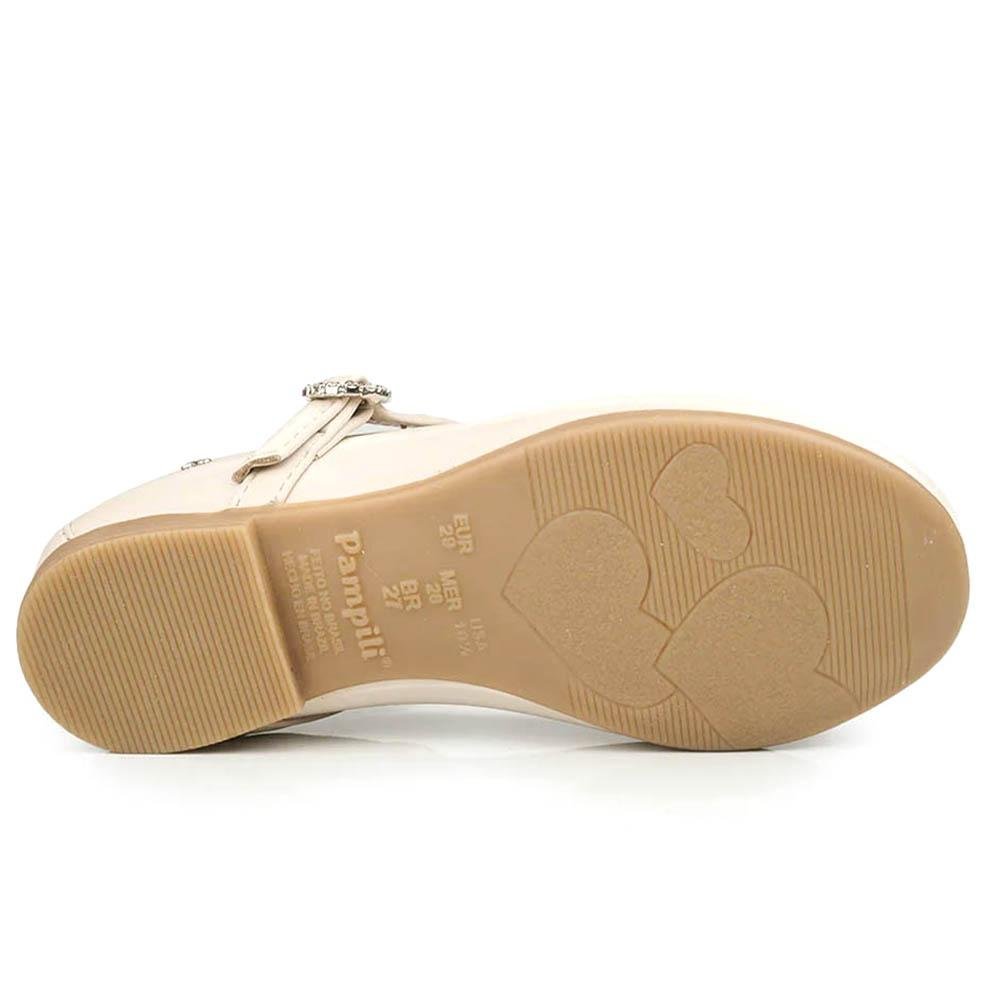 SAPATILHA INFANTIL PAMPILI ANGEL FIVELA COM STRASS BRANCO Branco 5