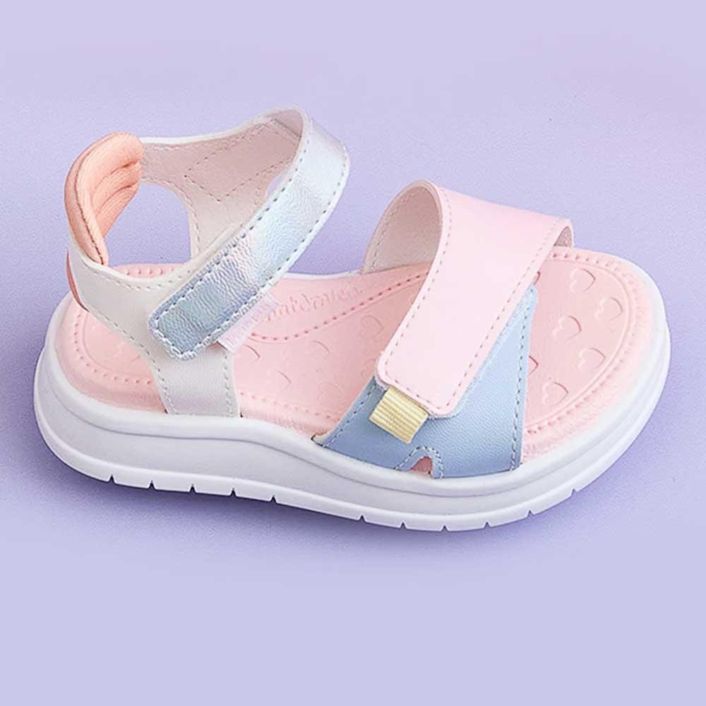 SANDÁLIA PAPETE INFANTIL PAMPILI PETIT BRANCA E COLORIDA Branco 3