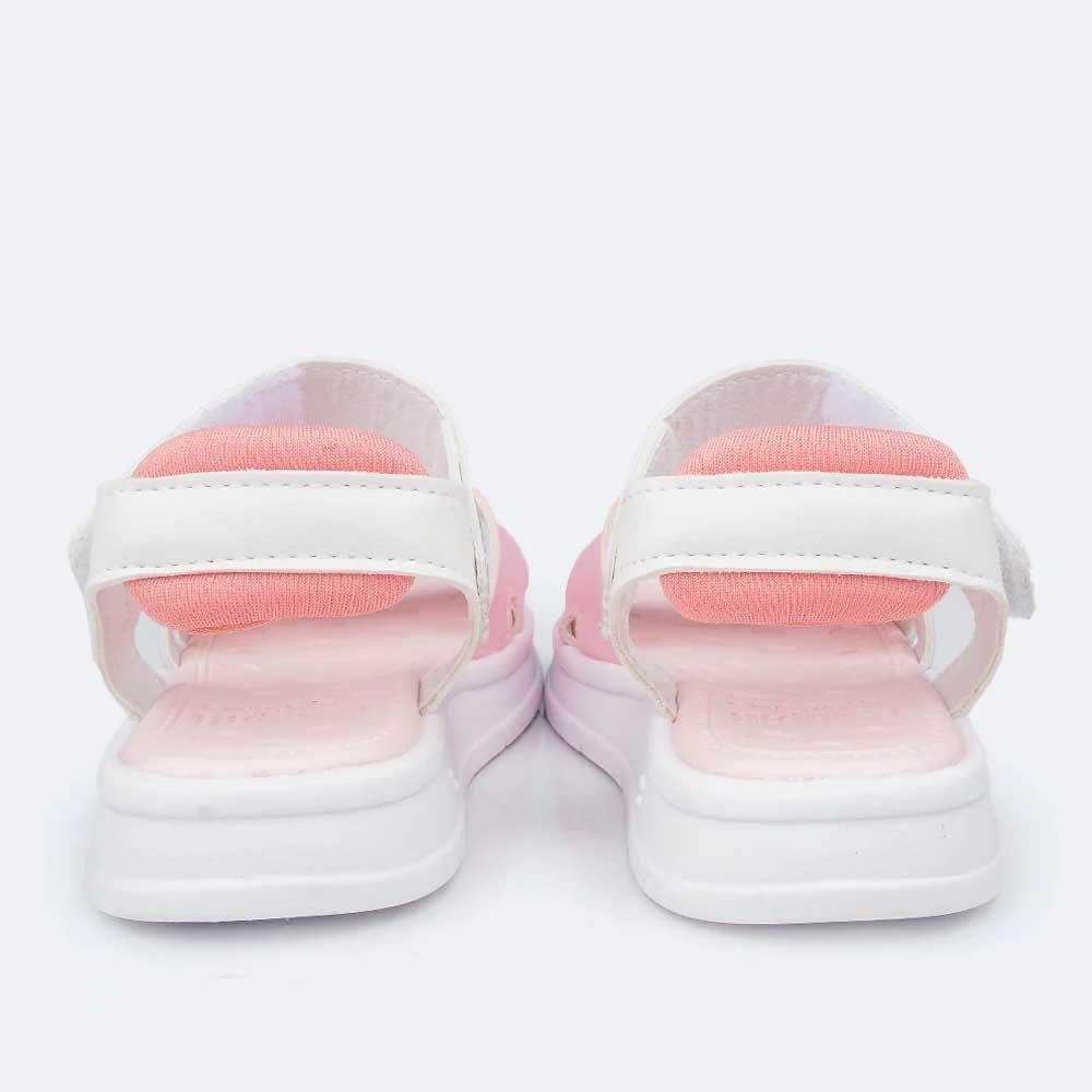 SANDÁLIA PAPETE INFANTIL PAMPILI PETIT BRANCA E COLORIDA Branco 7