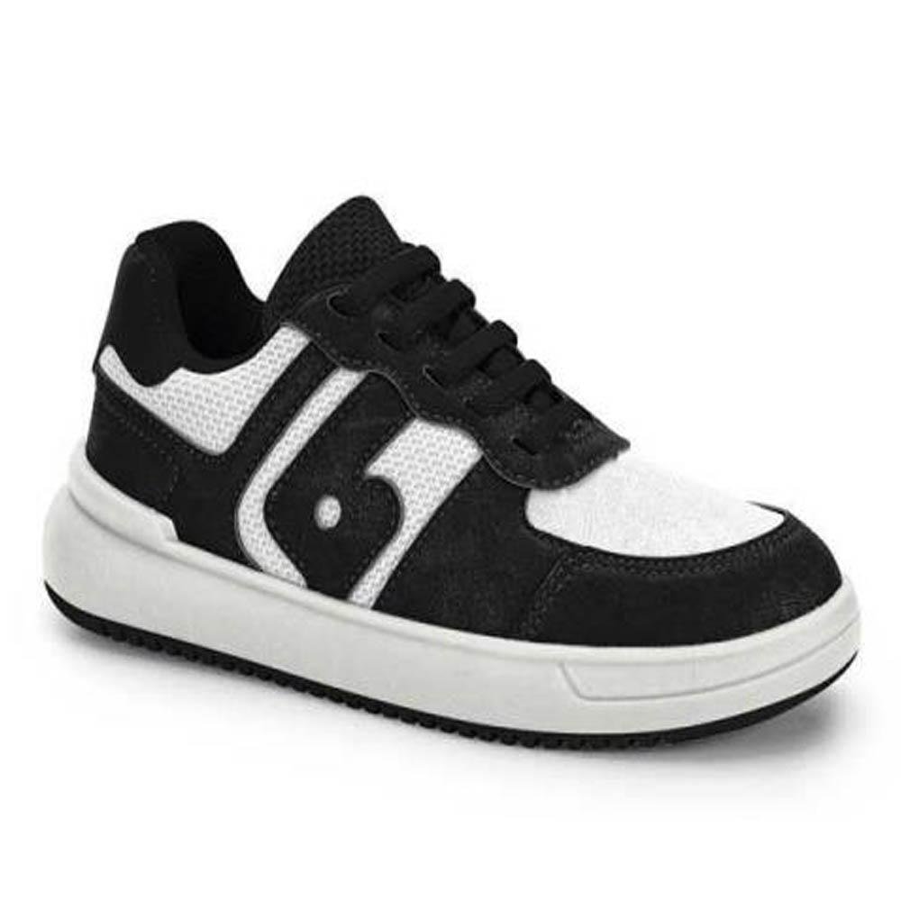 TÊNIS INFANTIL BIBI B COLLEGE BRANCO E PRETO