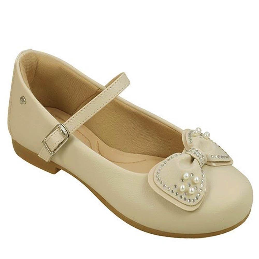SAPATILHA INFANTIL PAMPILI ANGEL FIVELA COM LAÇO STRASS NUDE Nude 2