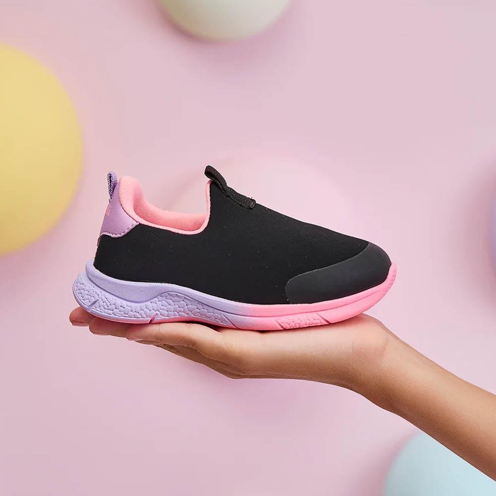 TÊNIS INFANTIL MENINA MINI SOFT PRETO ROSA Preto/Rosa 5