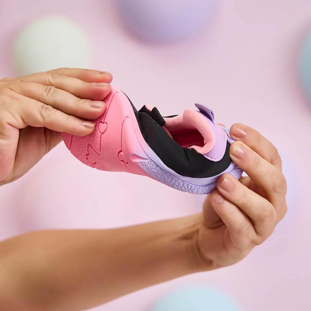 TÊNIS INFANTIL MENINA MINI SOFT PRETO ROSA Preto/Rosa 6