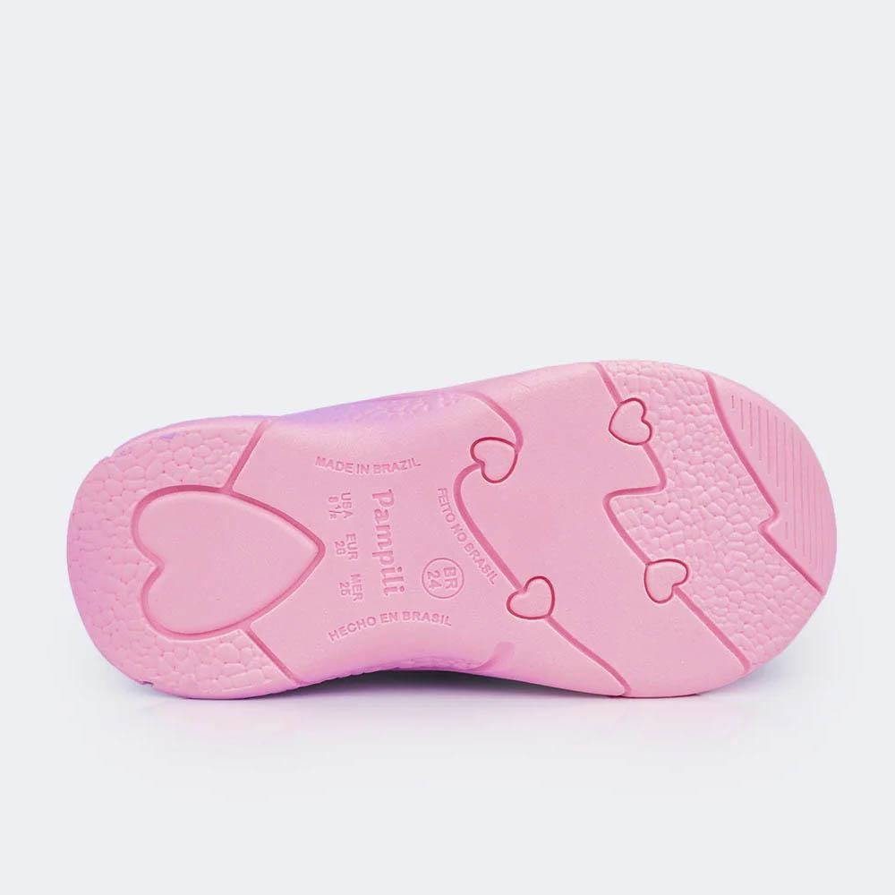 TÊNIS INFANTIL MENINA MINI SOFT PRETO ROSA Preto/Rosa 7