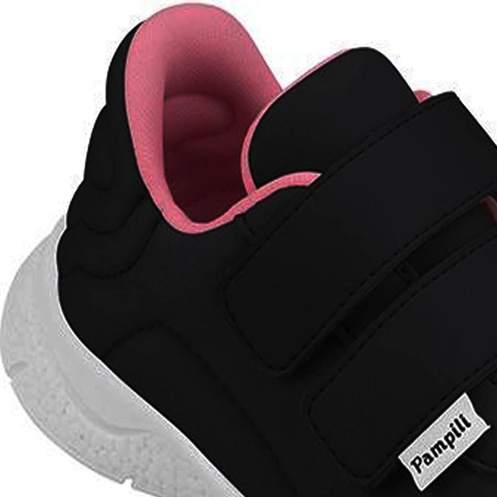 TÊNIS INFANTIL MENINA MINI SOFT PRETO BRANCO Preto/Branco 3