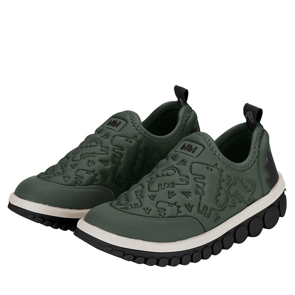 TÊNIS INFANTIL BIBI ROLLER 2.0 DINOSSAURO VERDE FOLHA PRETO Verde/Preto 3