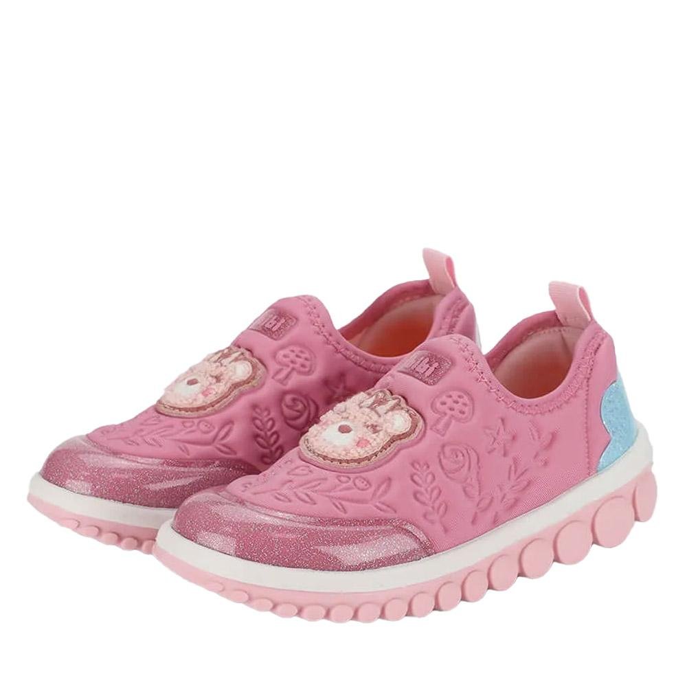 TÊNIS INFANTIL BIBI ROLLER 2.0 URSINHO BORDADO ROSA SUGAR Rosa 2