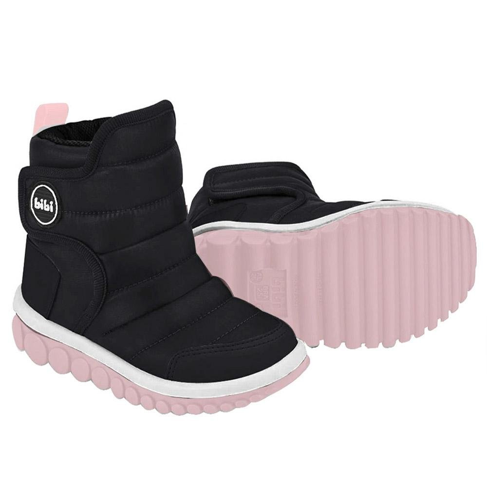 Bota Infantil Menina Bibi Roller 2.0 Preto/Sugar Preto/Rosa 3