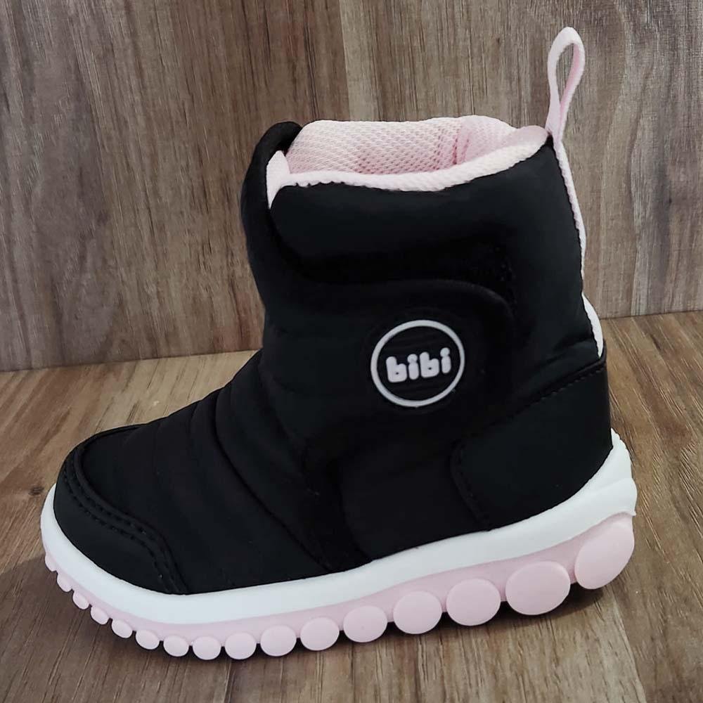Bota Infantil Menina Bibi Roller 2.0 Preto/Sugar Preto/Rosa 4