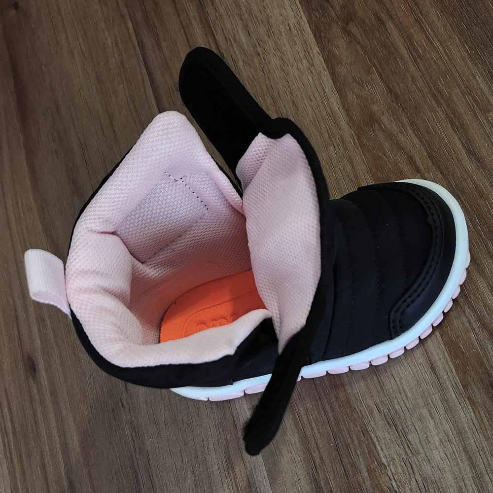 Bota Infantil Menina Bibi Roller 2.0 Preto/Sugar Preto/Rosa 6