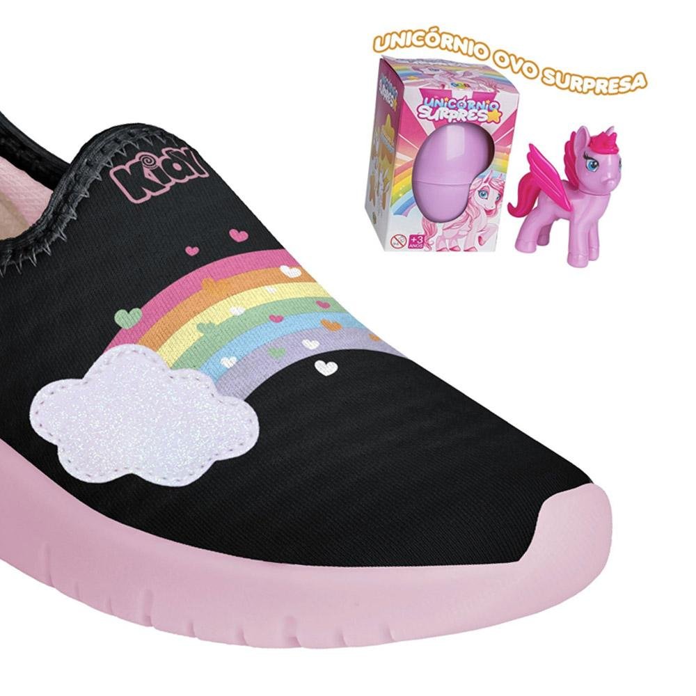 TENIS KIDY ULTRA FLEX PRETO BRILHO SURPRESA Preto 3