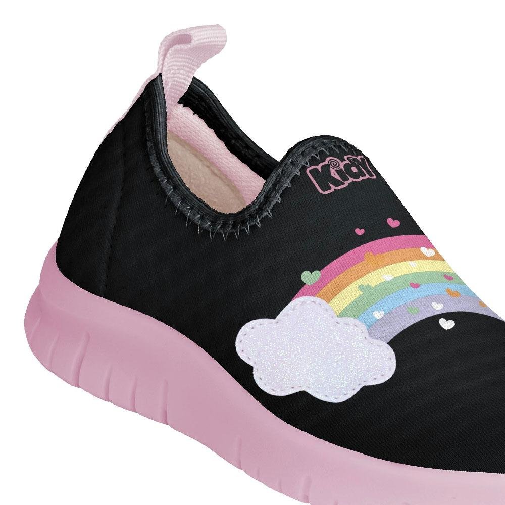 TENIS KIDY ULTRA FLEX PRETO BRILHO SURPRESA Preto 4