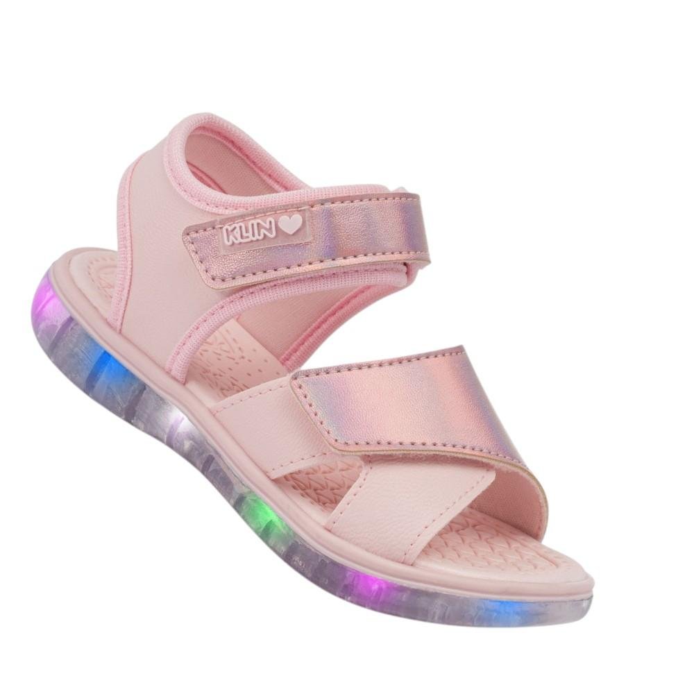 PAPETE INFANTIL LIGHT ROSA CLARO/LILAS HOLOGRAFICO KLIN Rosa 7