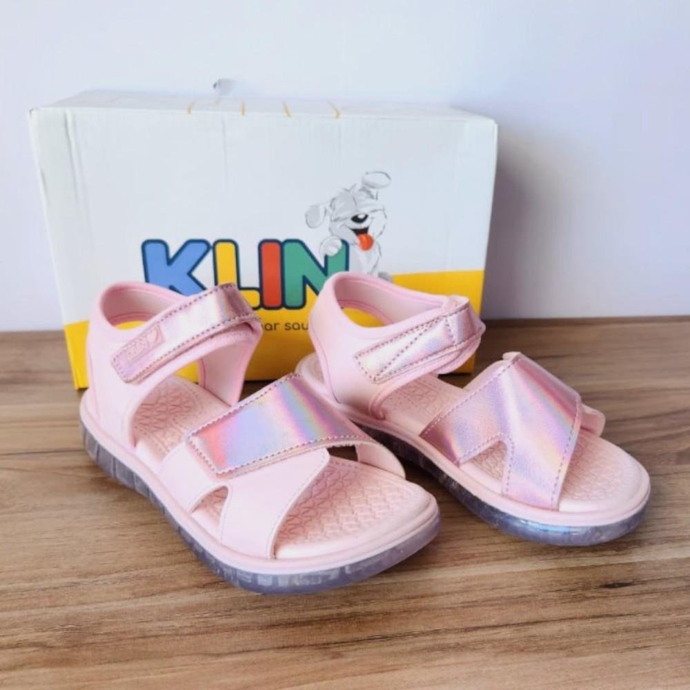 PAPETE INFANTIL LIGHT ROSA CLARO/LILAS HOLOGRAFICO KLIN Rosa 4