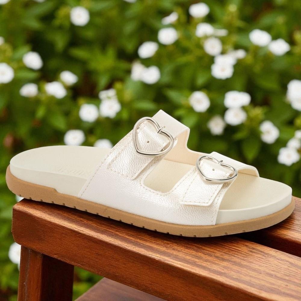 CHINELO INFANTIL MENINA WEEKEND 371 OFF WHITE FIVELA KLIN Branco 4