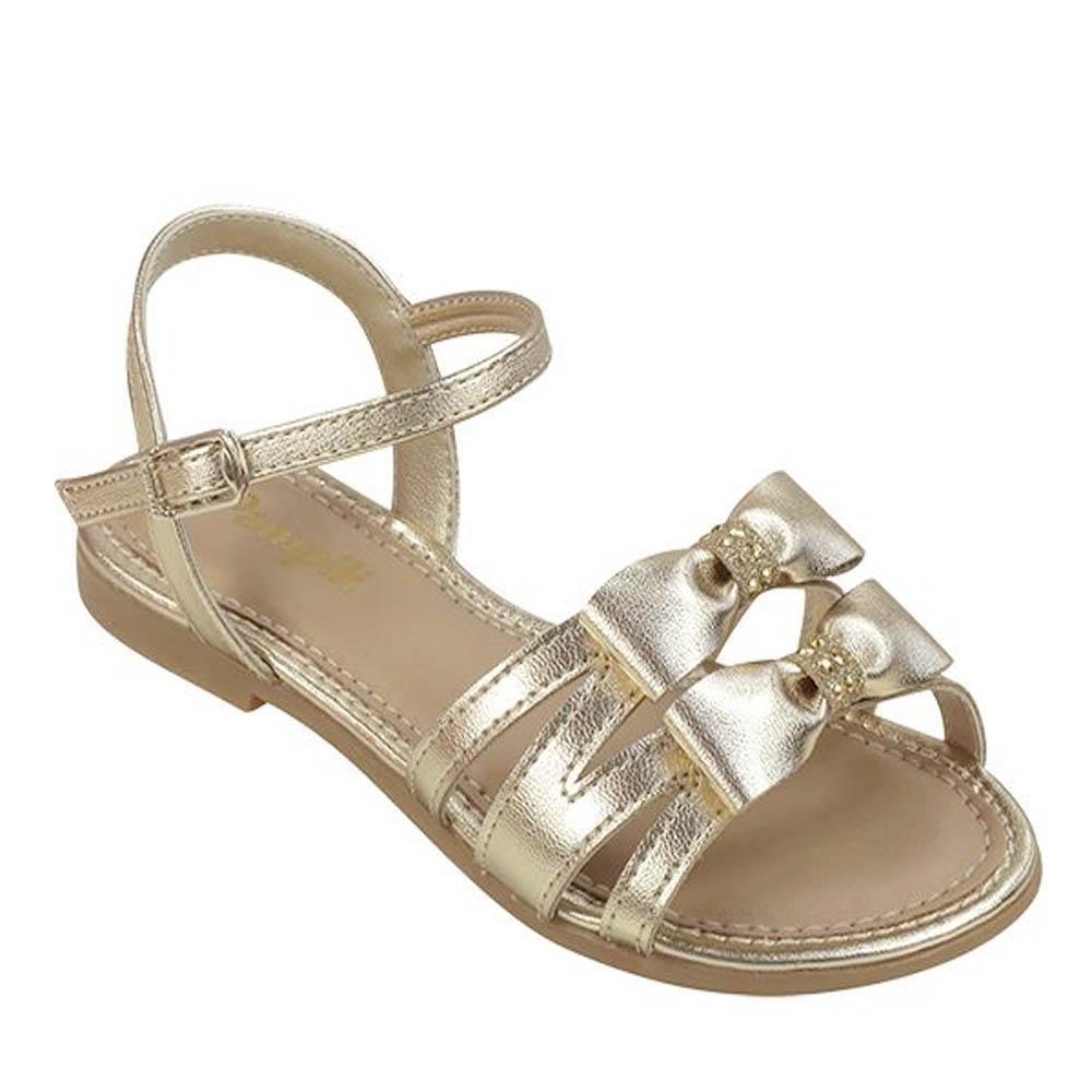 SANDÁLIA INFANTIL PAMPILI 409 CHERRIE DOURADA