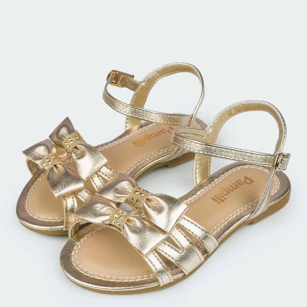 SANDÁLIA INFANTIL PAMPILI 409 CHERRIE DOURADA Dourado 2