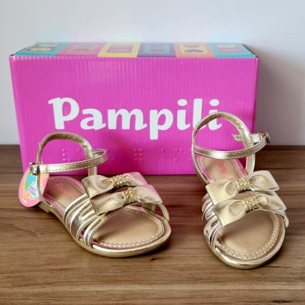 SANDÁLIA INFANTIL PAMPILI 409 CHERRIE DOURADA Dourado 3