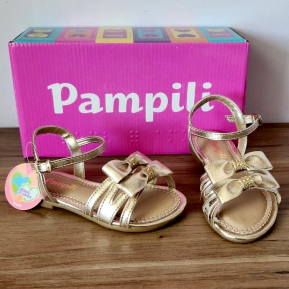 SANDÁLIA INFANTIL PAMPILI 409 CHERRIE DOURADA Dourado 5