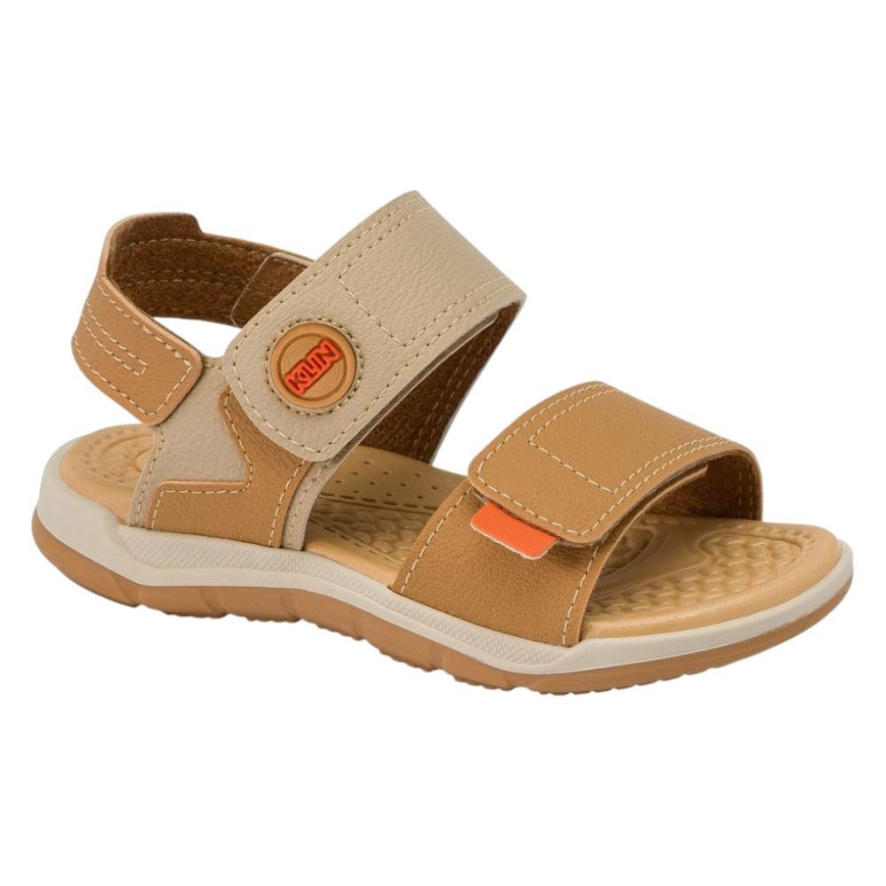 Sandália Papete Klin Line Play Capuccino/Palha