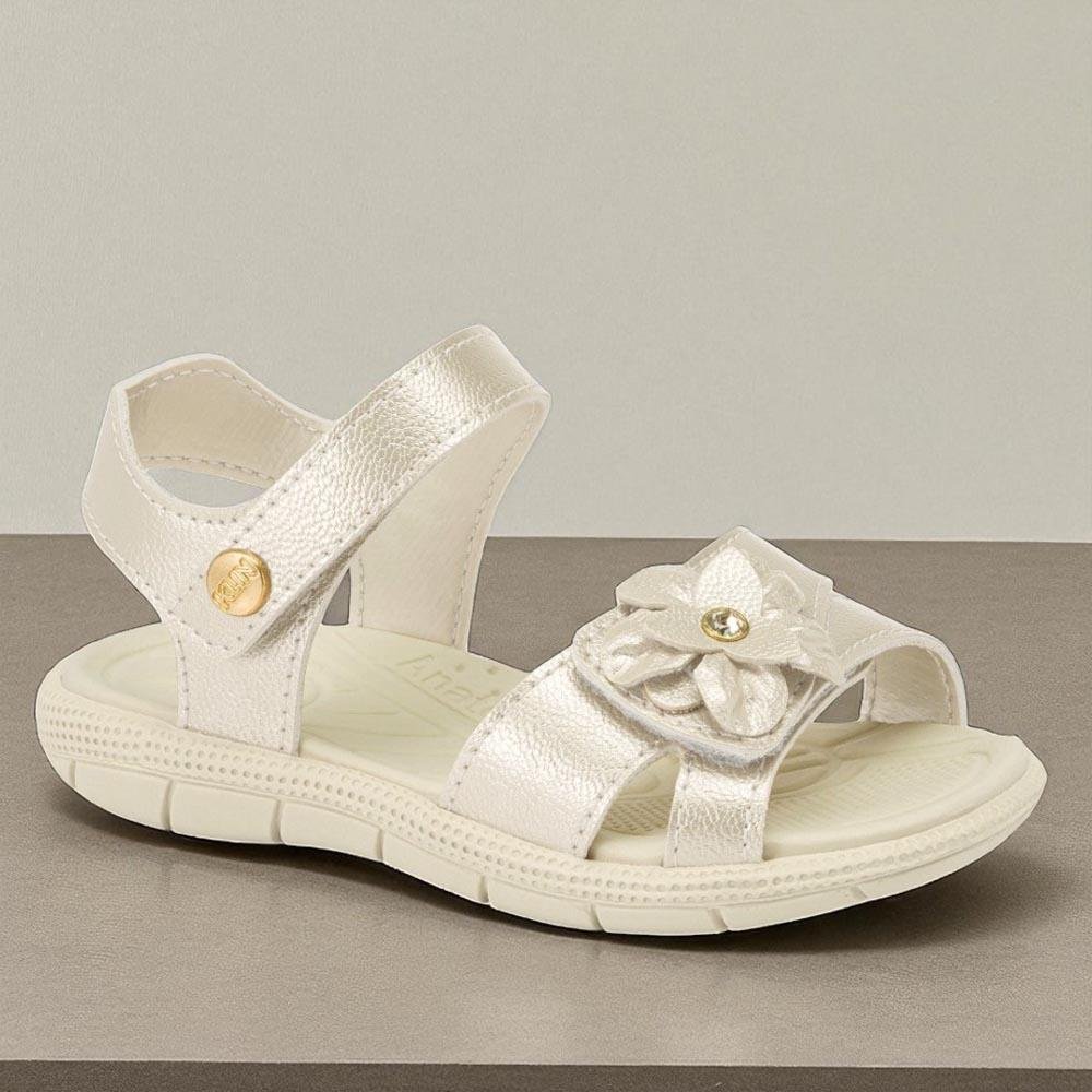 PAPETE INFANTIL KLIN TIC TAC CASUAL FLOR OFF WHITE PEROLIZAD Branco 5