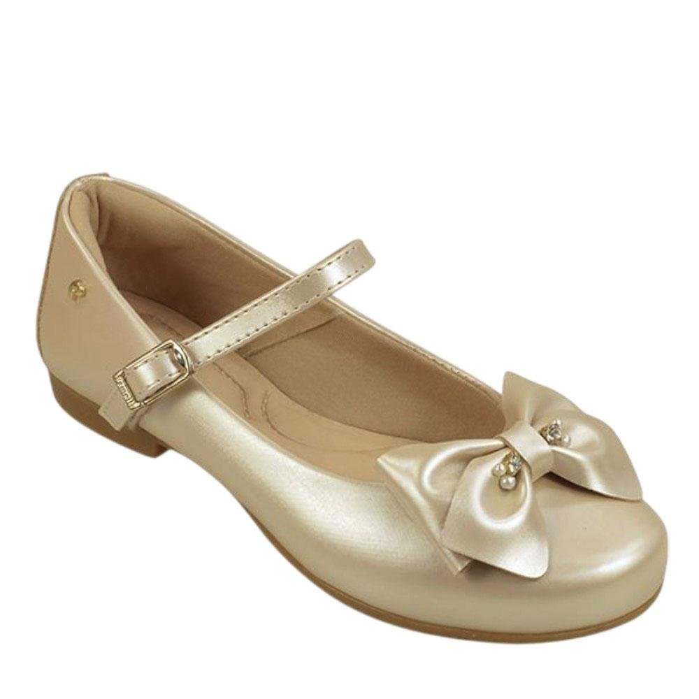 SAPATILHA INFANTIL PAMPILI ANGEL FIVELA COM LAÇO STRASS NUDE