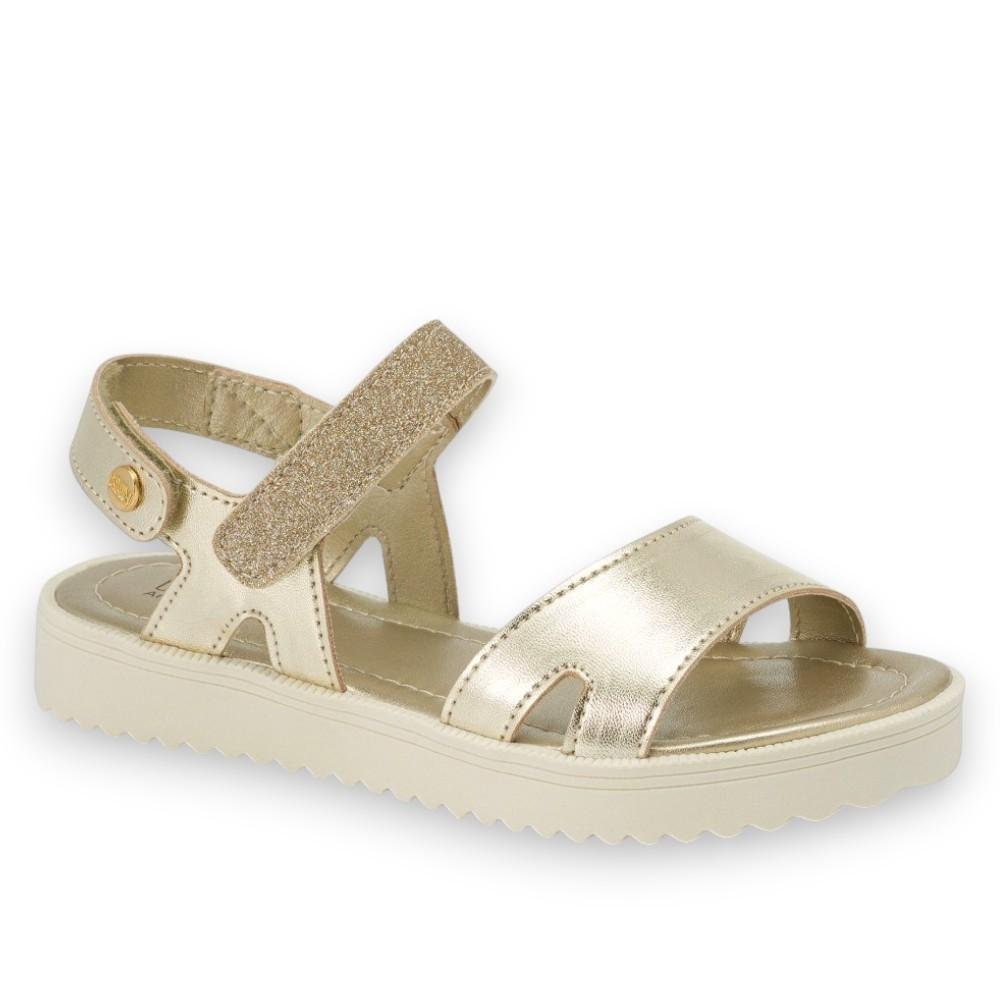 SANDALIA PAPETE LOLA DOURADO KLIN