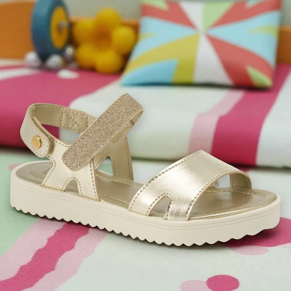 SANDALIA PAPETE LOLA DOURADO KLIN Dourado 4
