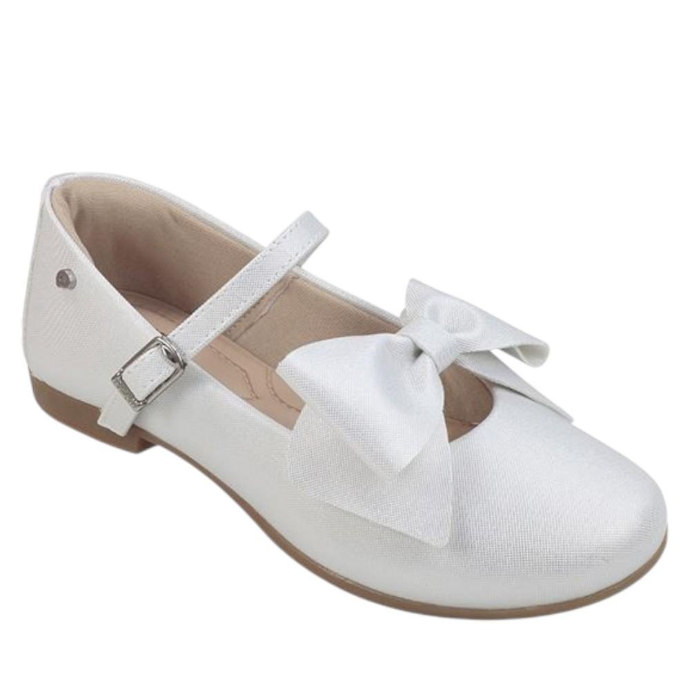 SAPATILHA PAMPILI ANGEL FIVELA COM LAÇO BONECA PRATA