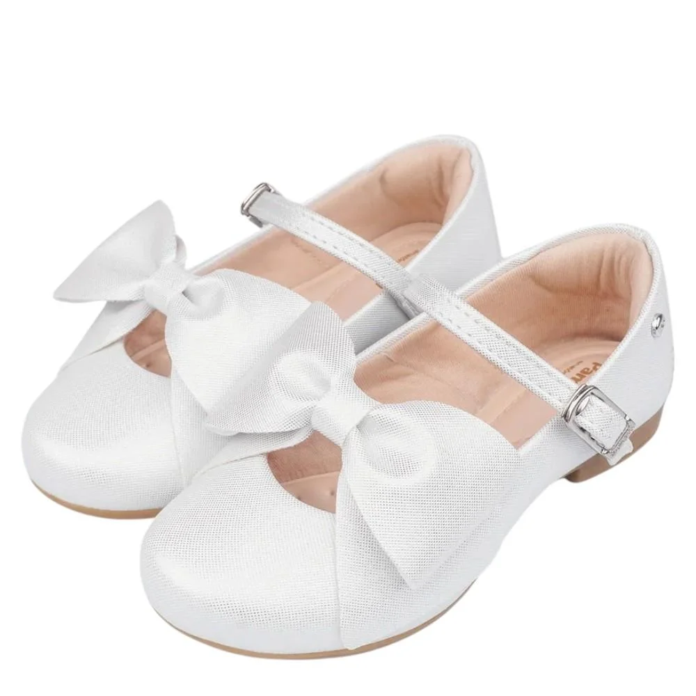SAPATILHA PAMPILI ANGEL FIVELA COM LAÇO BONECA PRATA Prata 4