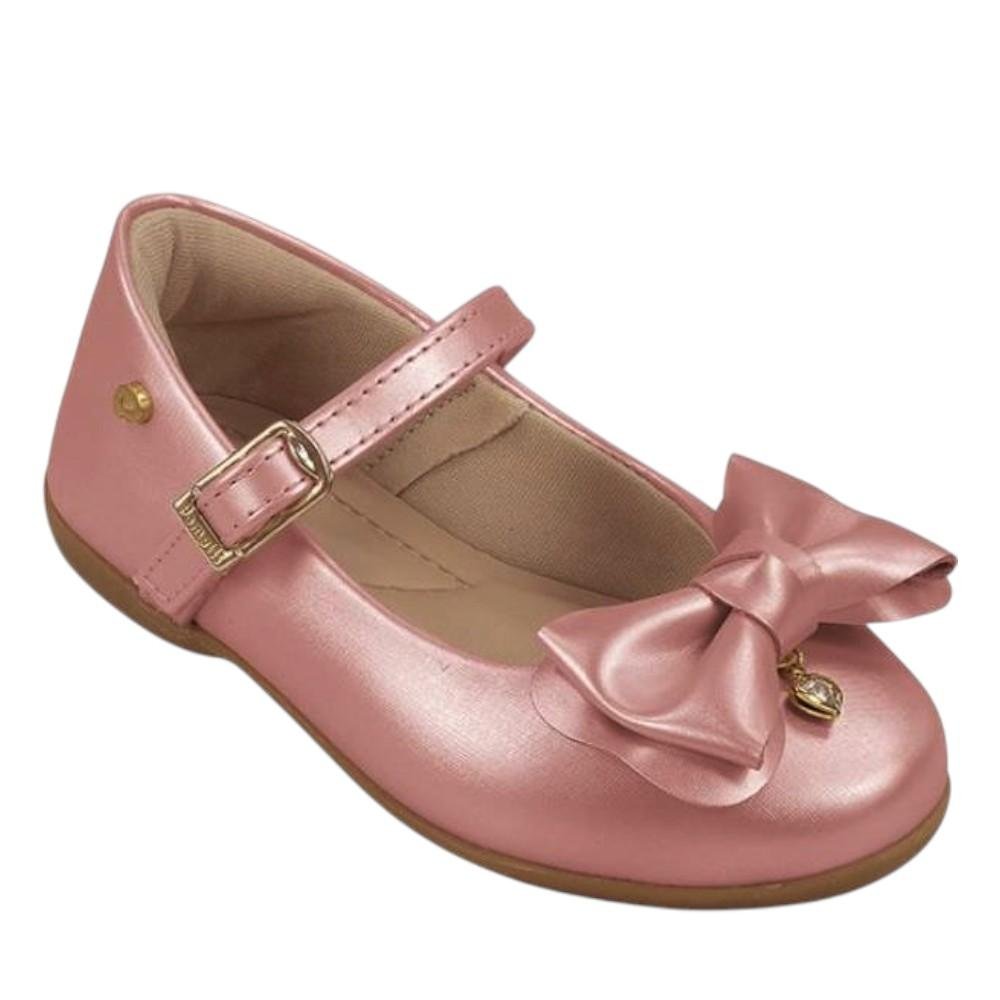 SAPATILHA INFANTIL PAMPILI 188 BAILARINA FIVELA  ROSA DANONE