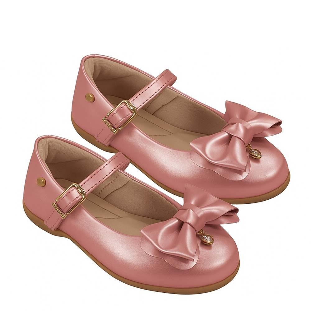 SAPATILHA INFANTIL PAMPILI 188 BAILARINA FIVELA ROSA DANONE Rosa 2