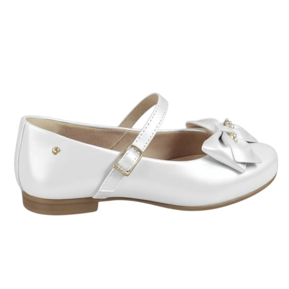 SAPATILHA INFANTIL PAMPILI ANGEL FIVELA COM LAÇO STRASS BR Branco 6