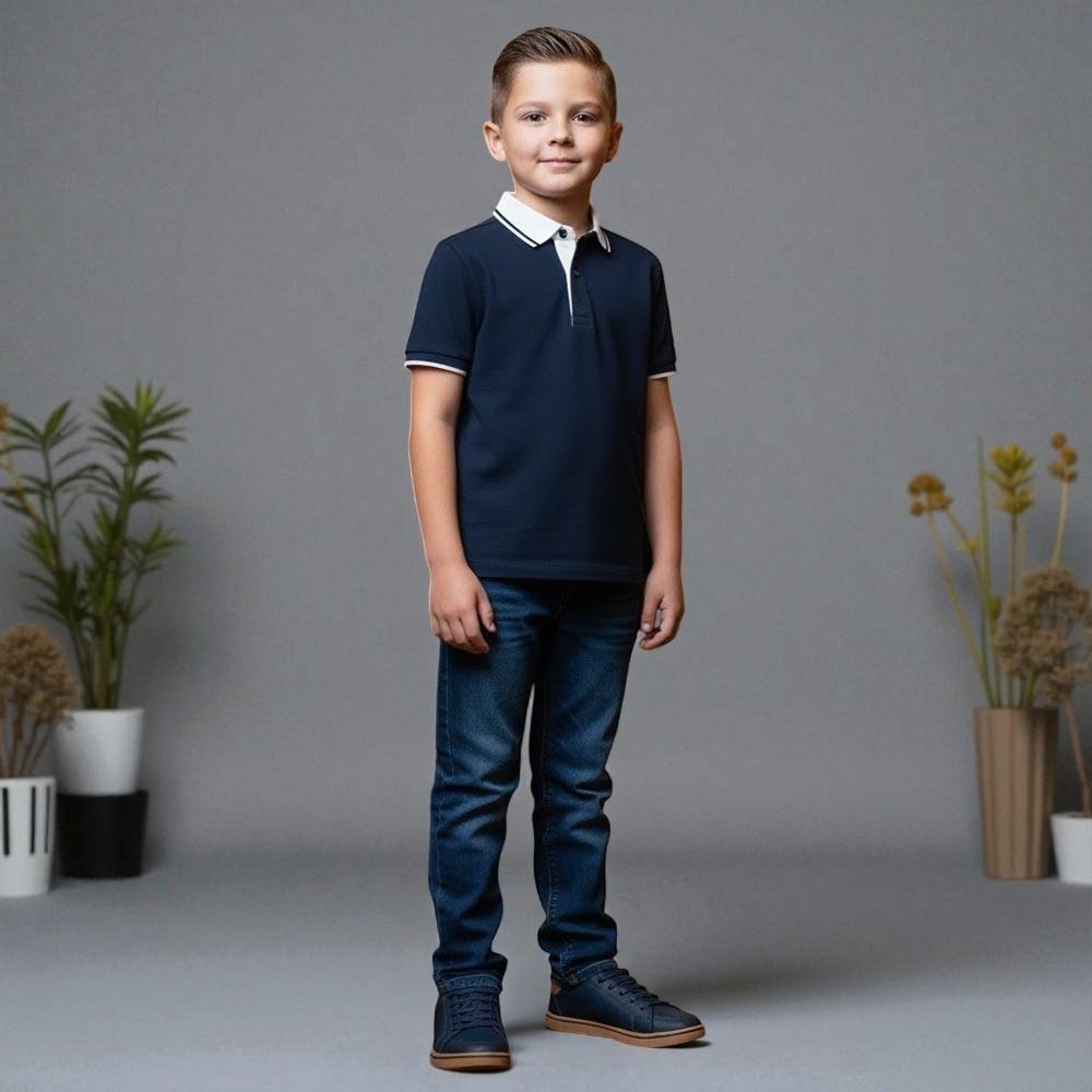 SAPATO KLIN FLYER KIDS 469 MARINHO CAPUCCINO Azul/Marrom 3