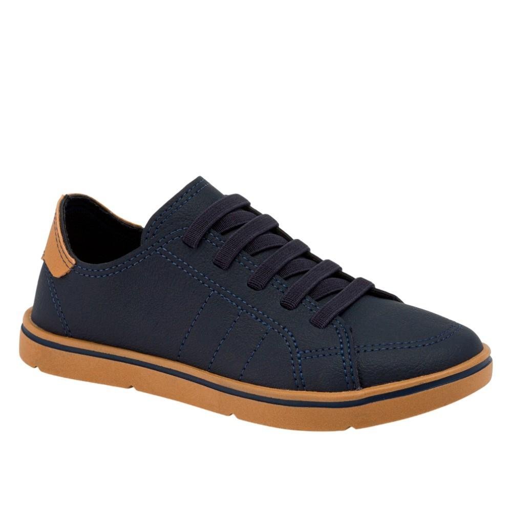 SAPATO KLIN FLYER KIDS 469 MARINHO CAPUCCINO Azul/Marrom 1