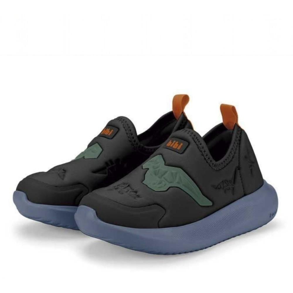 Tênis Bibi Flash Bplus Preto Pine Dinossauro Preto 3
