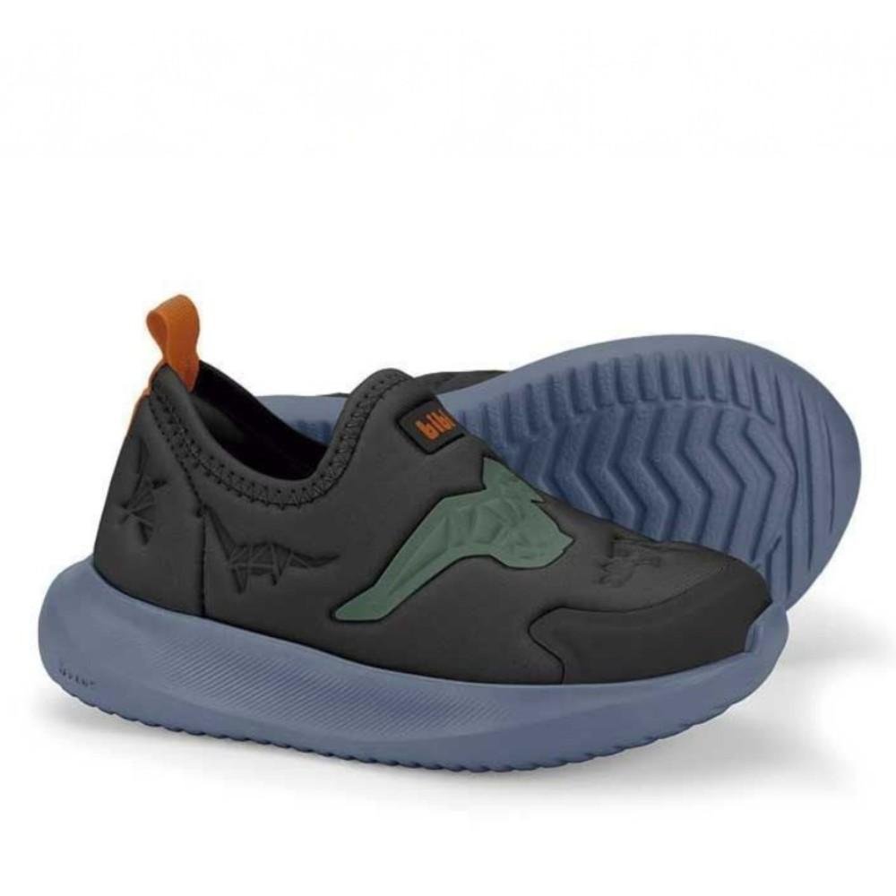 Tênis Bibi Flash Bplus Preto Pine Dinossauro Preto 5