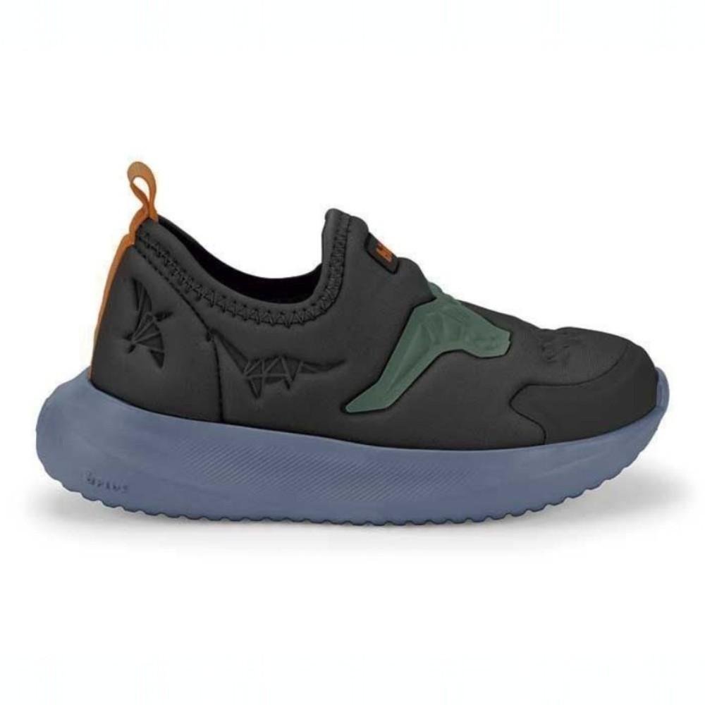 Tênis Bibi Flash Bplus Preto Pine Dinossauro Preto 6