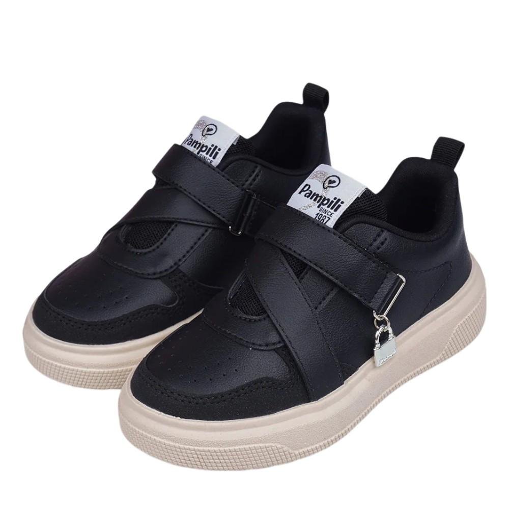 TÊNIS INFANTIL PAMPILI XP 24 CADEADO PRETO Preto 5