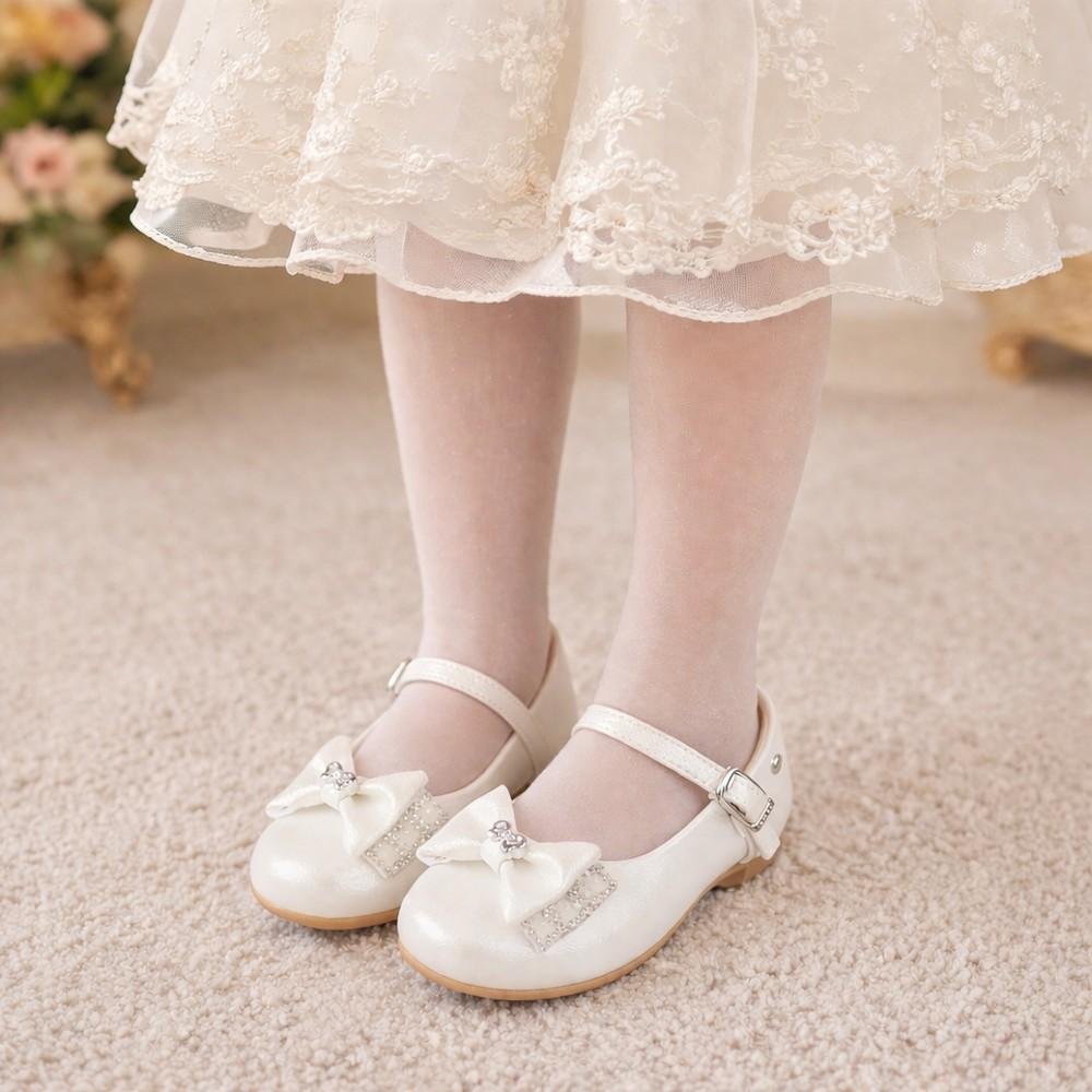 SAPATILHA INFANTIL PAMPILI BAILARINA STRASS PEROLADO BRANCO Branco 3