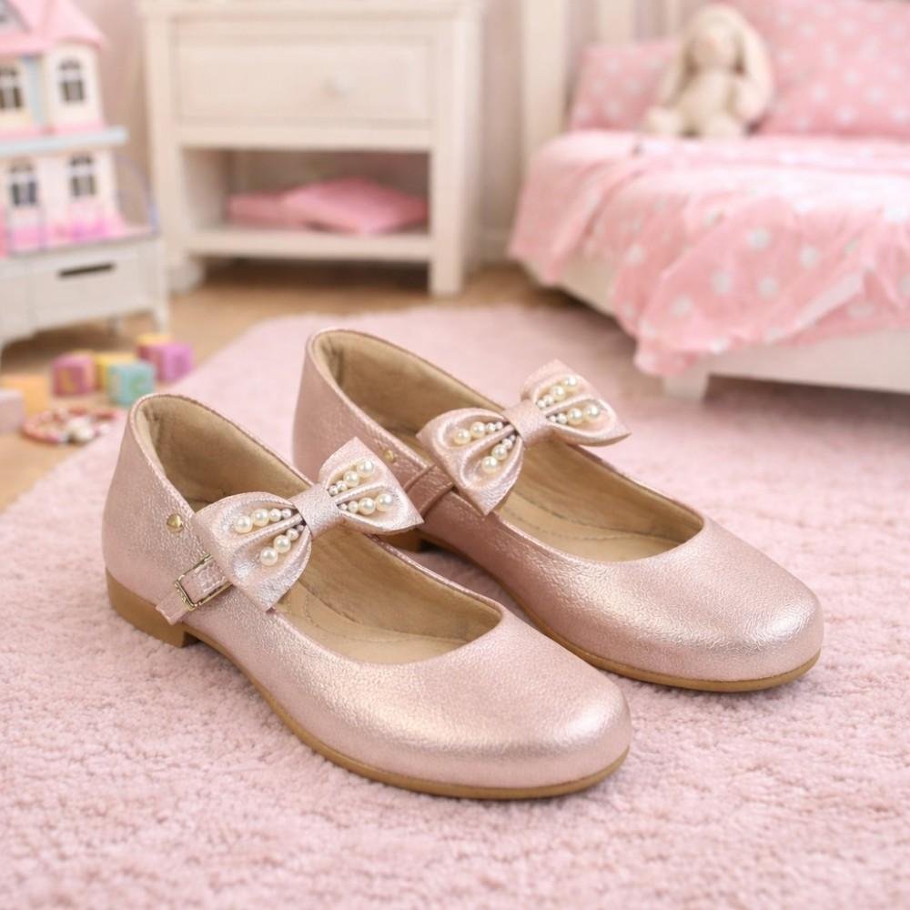 SAPATILHA INFANTIL PAMPILI ANGEL ROSE METAL Rosa 2
