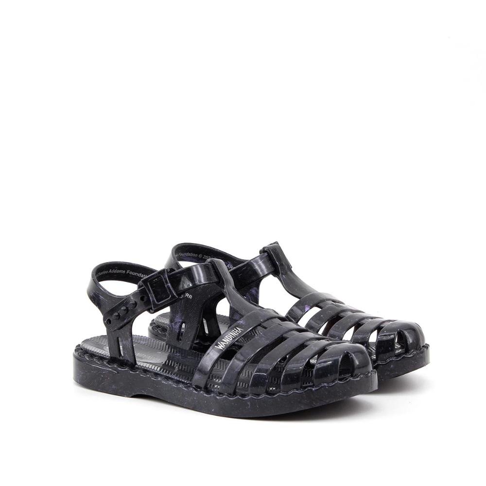 Sandália Grendene Kids Wandinha Collection Aranha Preto