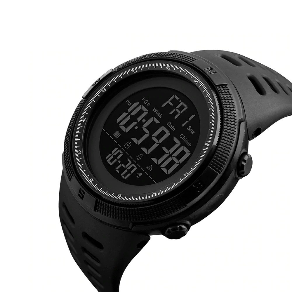 Relógio Masculino Skmei Digital 1251 Preto Preto 3