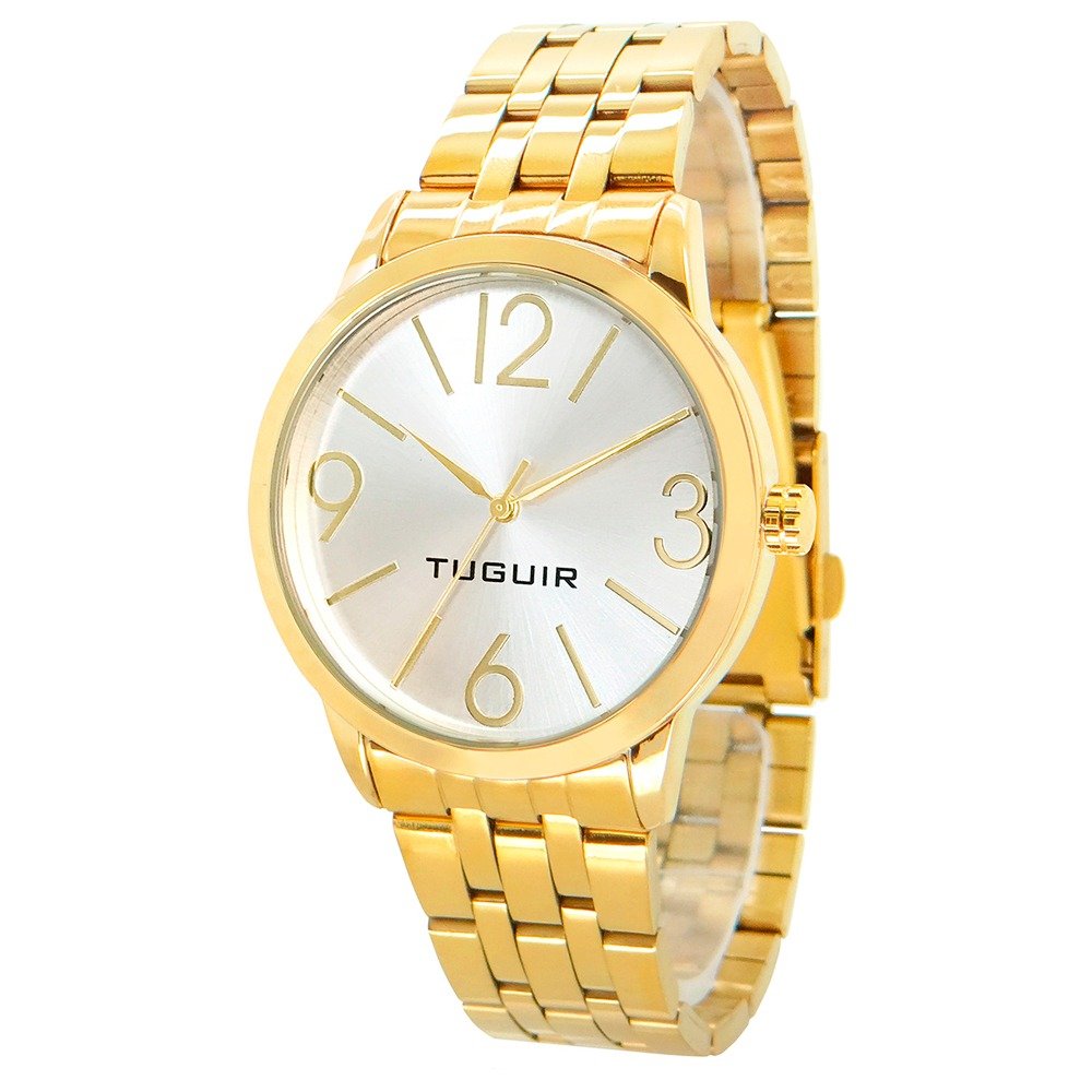 Relógio Feminino Tuguir Analógico TG148 Dourado Dourado 3