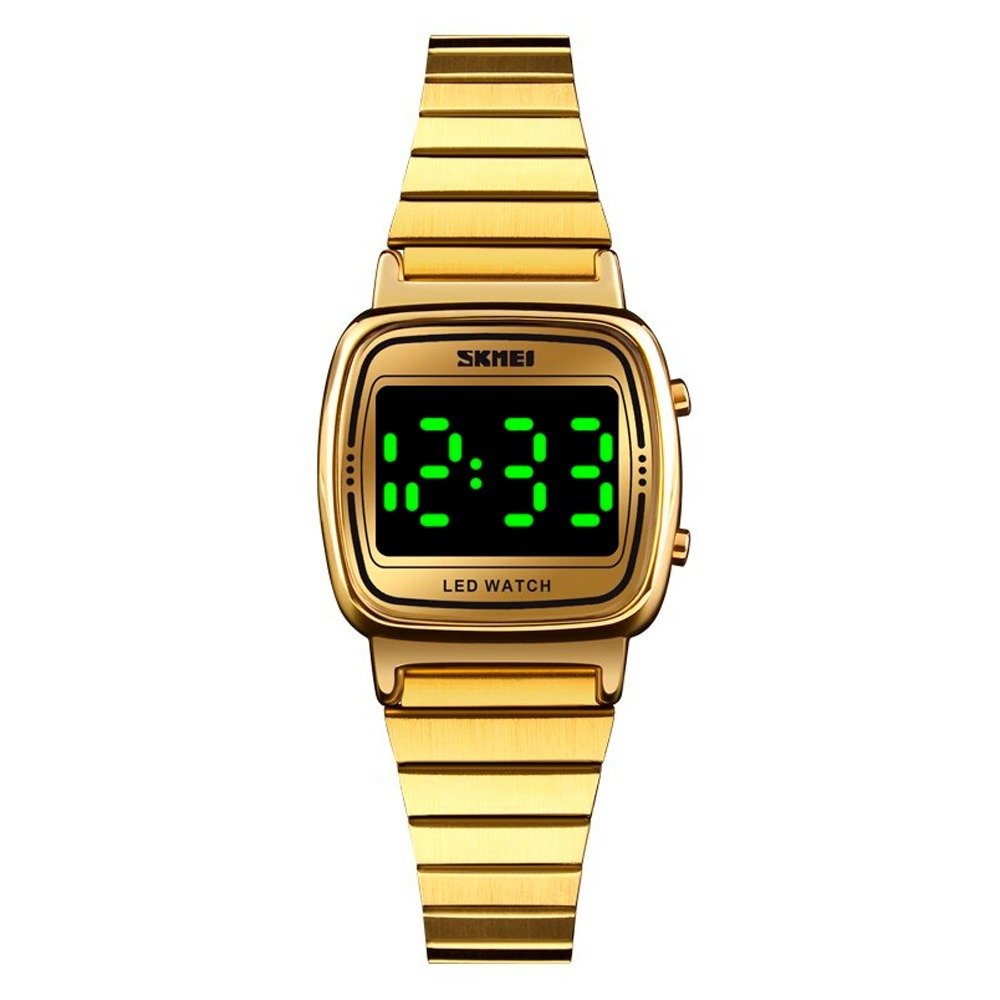 Relógio Feminino Skmei Digital 1543 Dourado Dourado 1