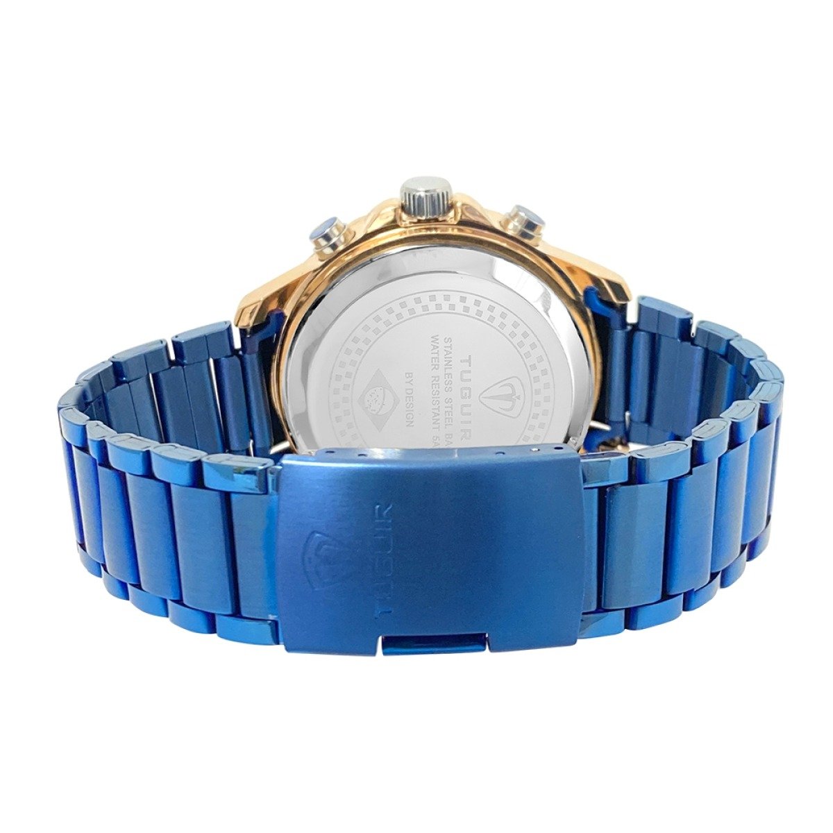 Relógio Masculino Relógio Tuguir AnaDigi TG1161 Azul e Rosê Azul 3